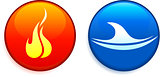 Fire and Water Buttons