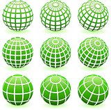 Green Globe Set