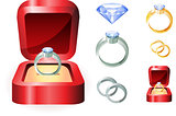 Diamond Ring Set