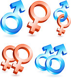 Male and Female Gender Symbols
