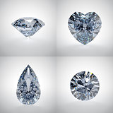 Set of diamonds