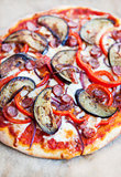 Homemade vegetables pizza