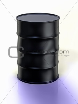 Metal barrel 3d
