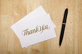 Thank You Note Card and Pen