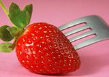 Strawberry on a Fork