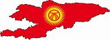 Map Kyrghyzstan- Vector