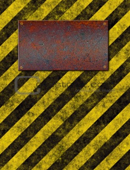 warning sign plaque