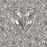 silver heart
