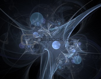 abstract bubblered background