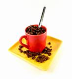 cup of coffe beans