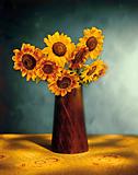 picturesque Sunflower Bouquet