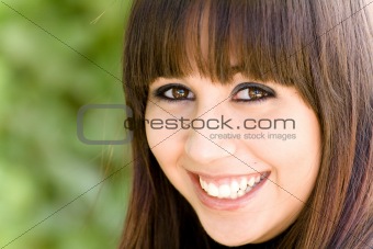 Happy girl portrait