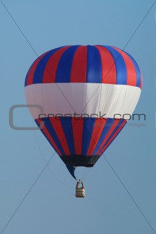 Hot-air balloon flying