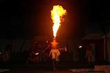 A Fire Breather show in Punta Cana