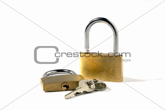 pad locks with keyring