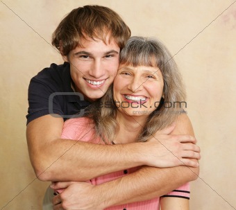 Mother & Adult Son Portrait