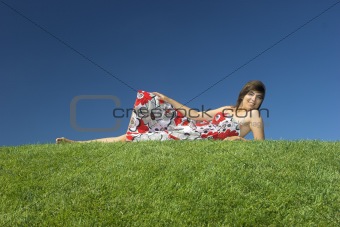 Woman relaxing