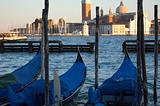 Gondolas by San Marco, Venice