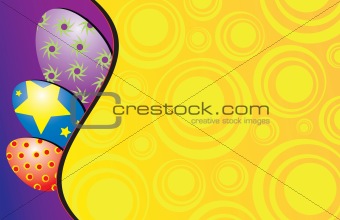A Colorful Easter Background