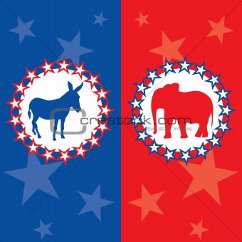 American election vector illustration