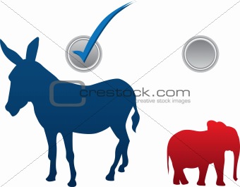 American election vector illustration