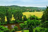 Dordogne river in France