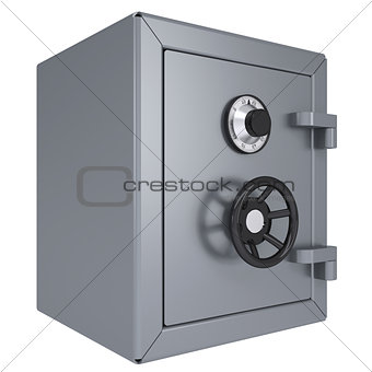 Closed metal safe