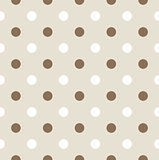 Seamless retro pattern with dots