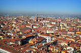 view of Venice rooftops from above, Italy