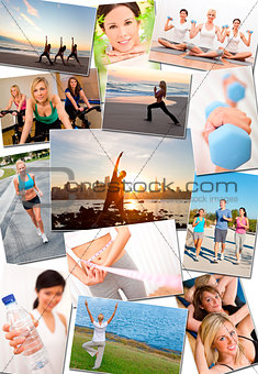 Healthy Men Women People Lifestyle & Exercise