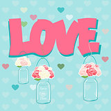 Declaration of Love card design