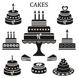 Birthday and wedding cakes