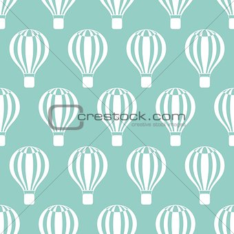 Hot air balloons pattern