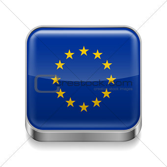 Metal  icon of EU