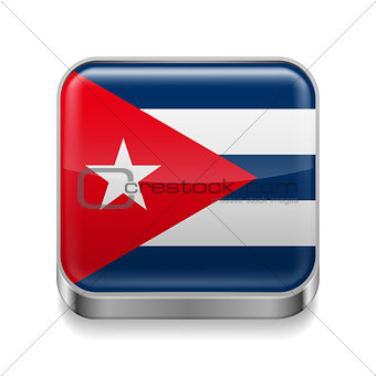 Metal  icon of Cuba