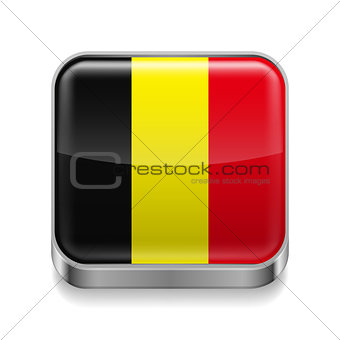 Metal  icon of Belgium