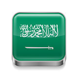 Metal  icon of Saudi Arabia