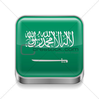 Metal  icon of Saudi Arabia