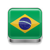 Metal  icon of Brazil