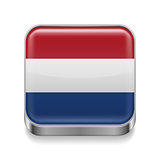 Metal  icon of Netherlands