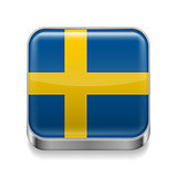 Metal  icon of Sweden