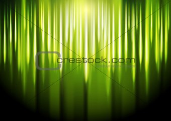 Bright green glowing vector backdrop. Gradient mesh