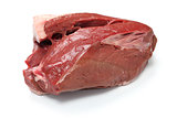 raw beef heart meat