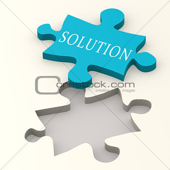 Solution blue puzzle