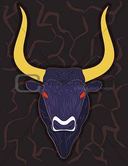 Head of Minoan Bull