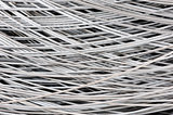 hank of metal wire background