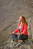 meditation in mountains