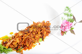 Chinese Food: Salad made of mushroom