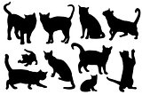 cat silhouettes