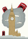 london vector illustration